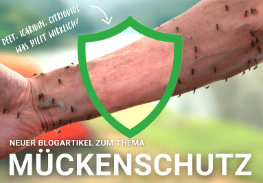 Blogartikel zum Thema Mückenschutz für die Haut - was hilft wirklich?